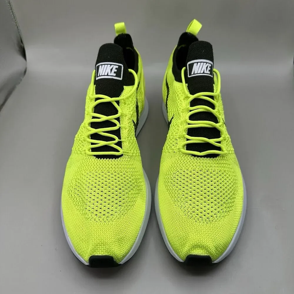 Nike Air Zoom Mariah Flyknit Racer Volt / White Men's Size 11.5 US 918264-700